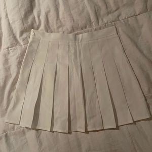 White skirt